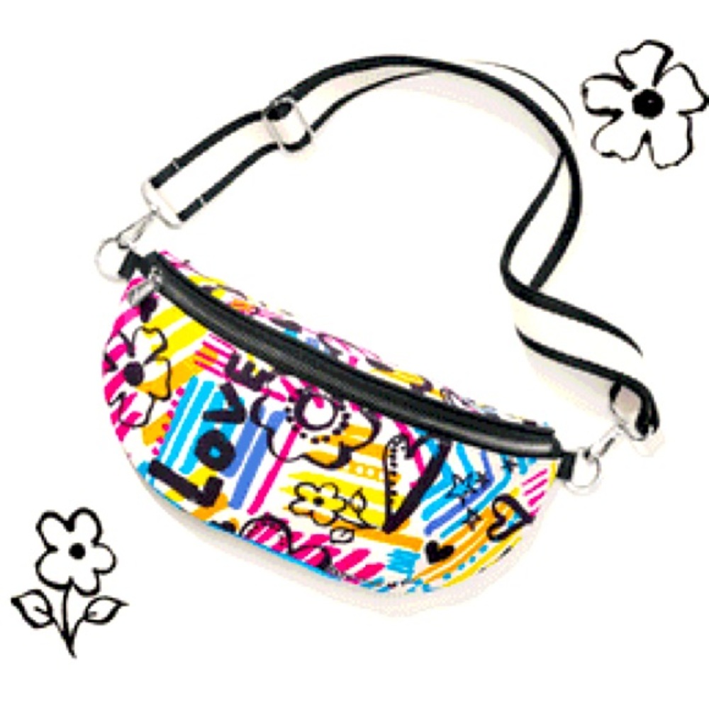 New Brighton Graffiti Love Sling Bag